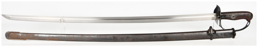 Japanese Type 32 Meiji Cavalry Saber with Scabbard (1 of 19)