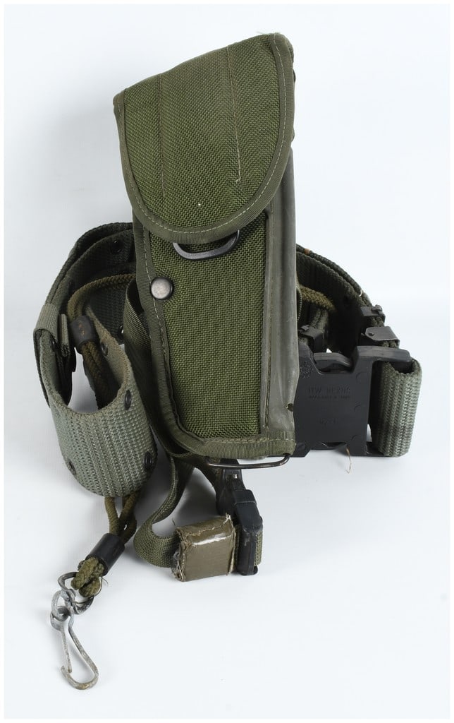 A Set of US Military Field Equipment Items Including an M12 Universal Holster and LC-2 Pistol Belt (1 of 4)