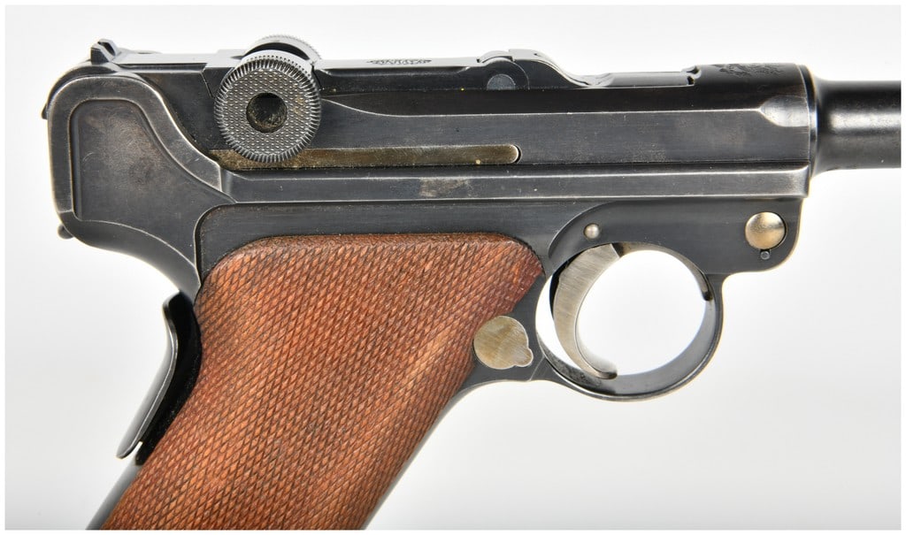 DWM Model 1906 American Eagle Toggle Lock Semi-Automatic Pistol 7.65mm Luger with 4.75 Inch Barrel - 10