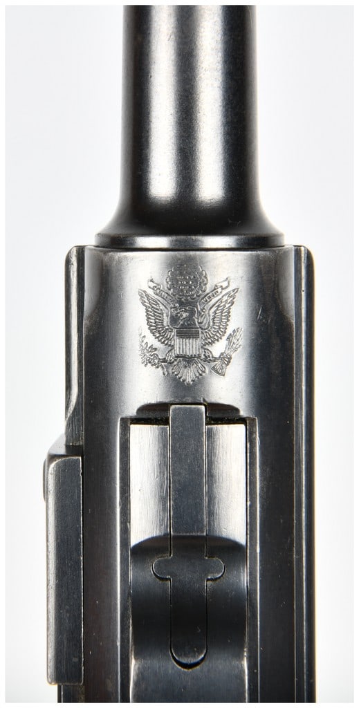 DWM Model 1906 American Eagle Toggle Lock Semi-Automatic Pistol 7.65mm Luger with 4.75 Inch Barrel - 13