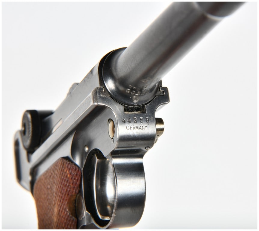 DWM Model 1906 American Eagle Toggle Lock Semi-Automatic Pistol 7.65mm Luger with 4.75 Inch Barrel - 15