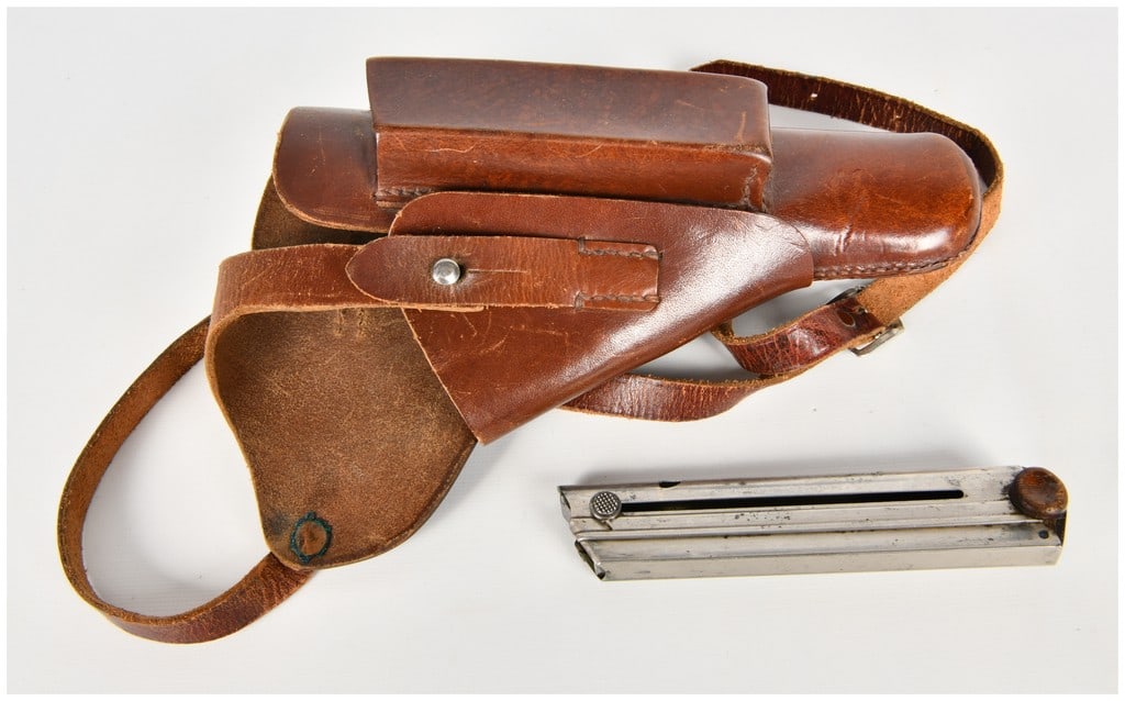 DWM Model 1906 American Eagle Toggle Lock Semi-Automatic Pistol 7.65mm Luger with 4.75 Inch Barrel - 18