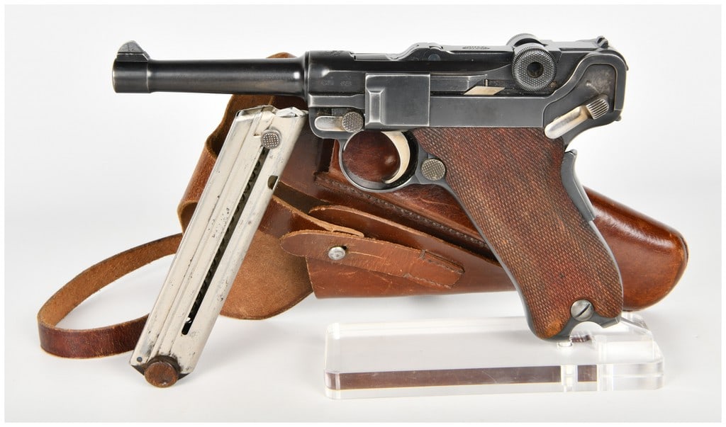 DWM Model 1906 American Eagle Toggle Lock Semi-Automatic Pistol 7.65mm Luger with 4.75 Inch Barrel (1 of 19)