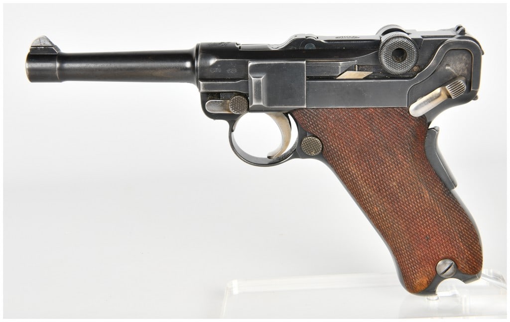 DWM Model 1906 American Eagle Toggle Lock Semi-Automatic Pistol 7.65mm Luger with 4.75 Inch Barrel - 2