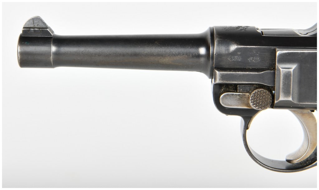 DWM Model 1906 American Eagle Toggle Lock Semi-Automatic Pistol 7.65mm Luger with 4.75 Inch Barrel - 3