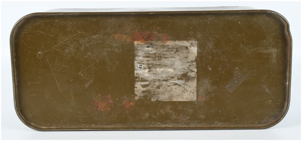 A Sealed Spam Can of Military Surplus Ammunition of Unknown Caliber and Quantity (1 of 3)