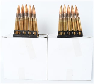 A Lot of 100 Rounds of Hirtenberger Ammunition .303 British on Stripper Clips 1976