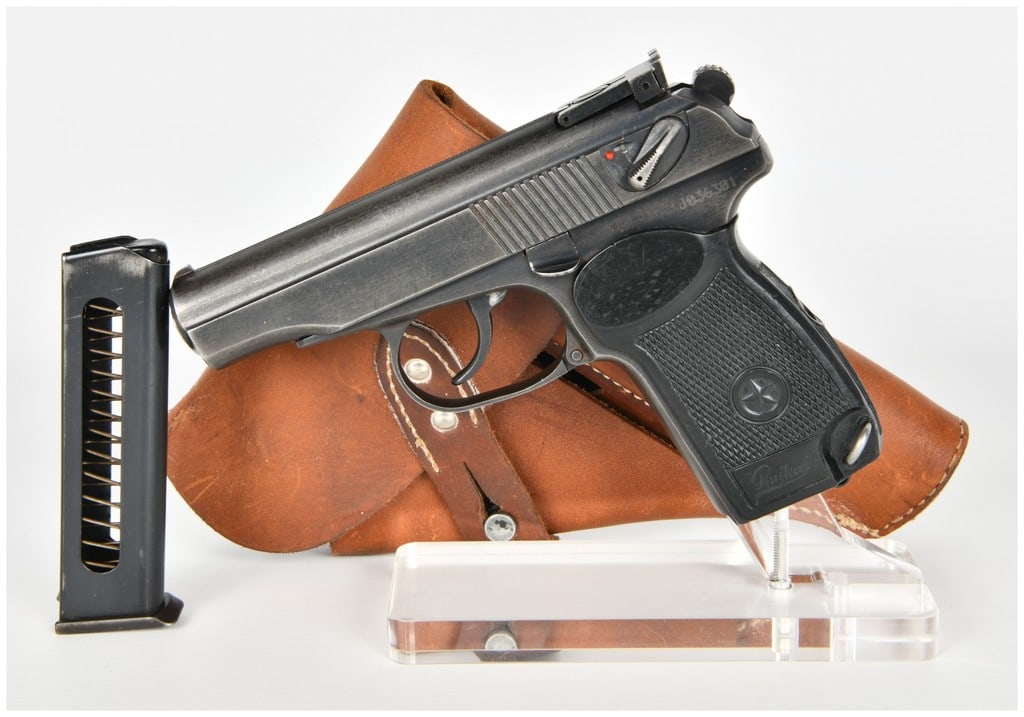 Baikal Model IJ-70 Semi-Automatic Pistol 9mm Makarov with 3.68 Inch Barrel: This lot features a single Baikal Model IJ-70 semi-automatic pistol chambered in 9mm Makarov. Manufactured in Russia and imported by KBI Inc., this double/single-action handgun features a 3.68-inch ba