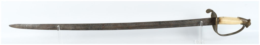 One Revolutionary War Era Style Naval Saber with Bone Grip (1 of 8)