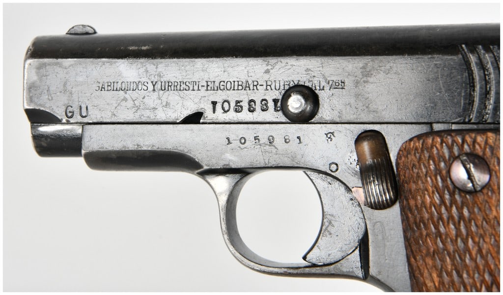 Gabilondo y Urresti Ruby Semi-Automatic Pistol 7.65mm - 6