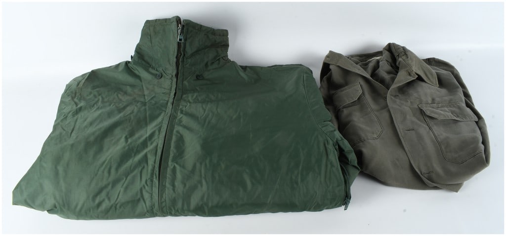 Two West German Cold War Era Uniform Garments Including a Polizei Hessen Quilted Jacket and a (1 of 6)
