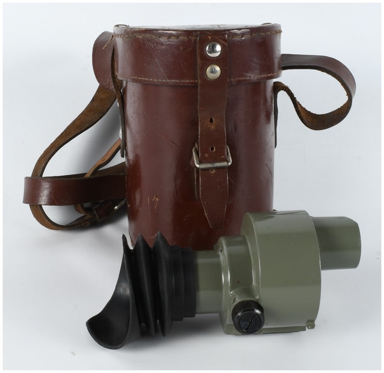 Yugoslavian Zrak ON-M59 Military Optical Monocular Sight with Leather Case (1 of 7)