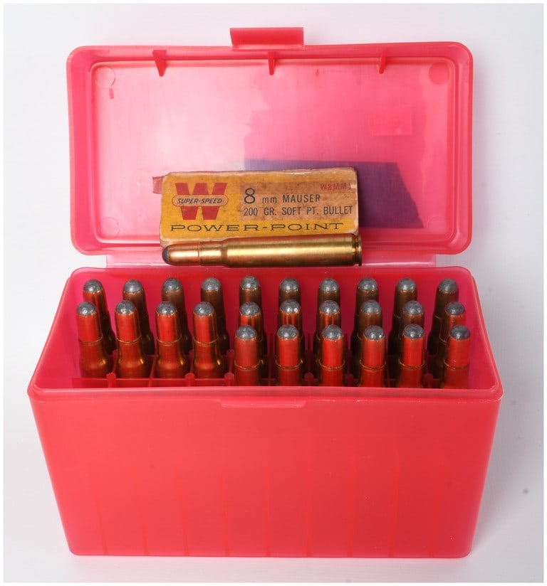 A Lot of 27 Rounds of Winchester Super-Speed Power-Point 8mm Mauser Ammunition (1 of 3)
