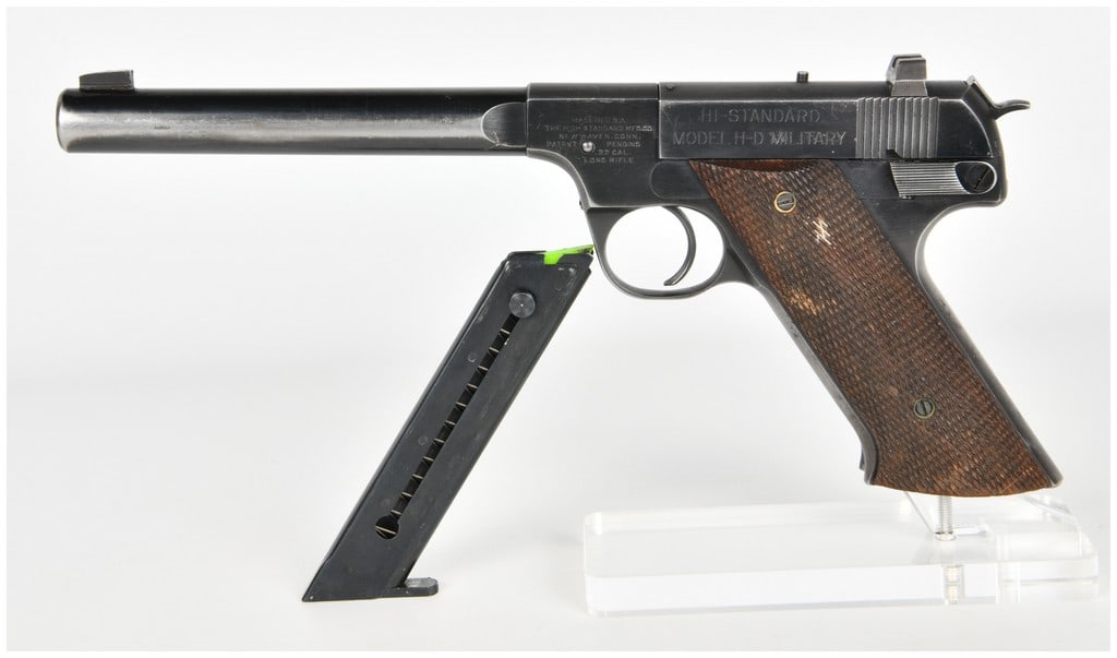 High Standard Model H-D Military Semi-Automatic Pistol .22 LR with 6.75 Inch Barrel (1 of 16)