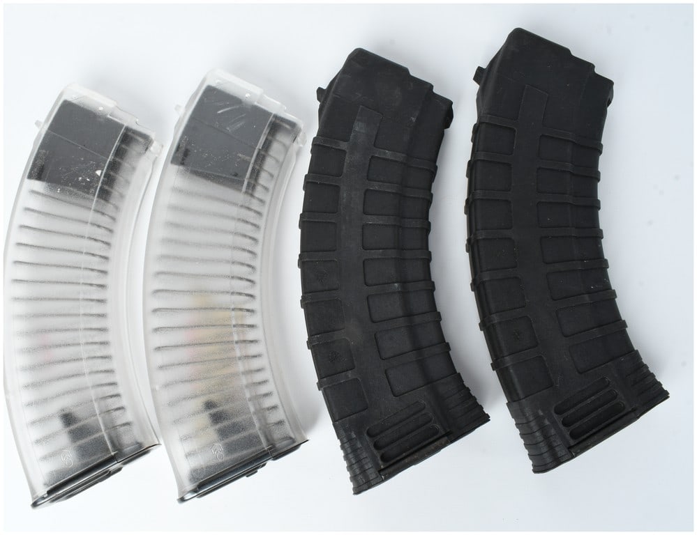 A Group of 4 Tapco and CAI AK-47 Pattern 30 Round Magazines 7.62x39mm (1 of 4)
