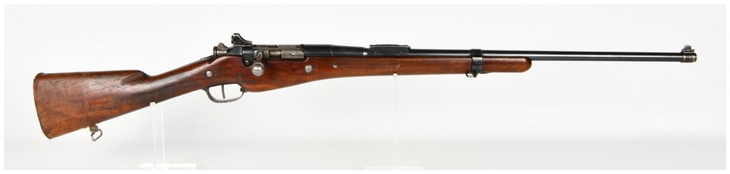 Remington Model 1907-15 Berthier Bolt Action Rifle 8mm Lebel: This is a French Model 1907-15 Berthier bolt action rifle manufactured by Remington Arms under contract for the French government during the World War I period, chambered for the 8mm Lebel cartridge.