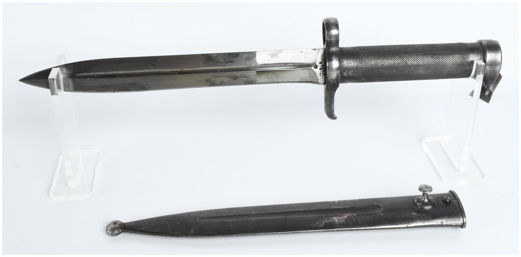 Swedish EJ AB Model 1896 Mauser Bayonet and Scabbard (1 of 10)