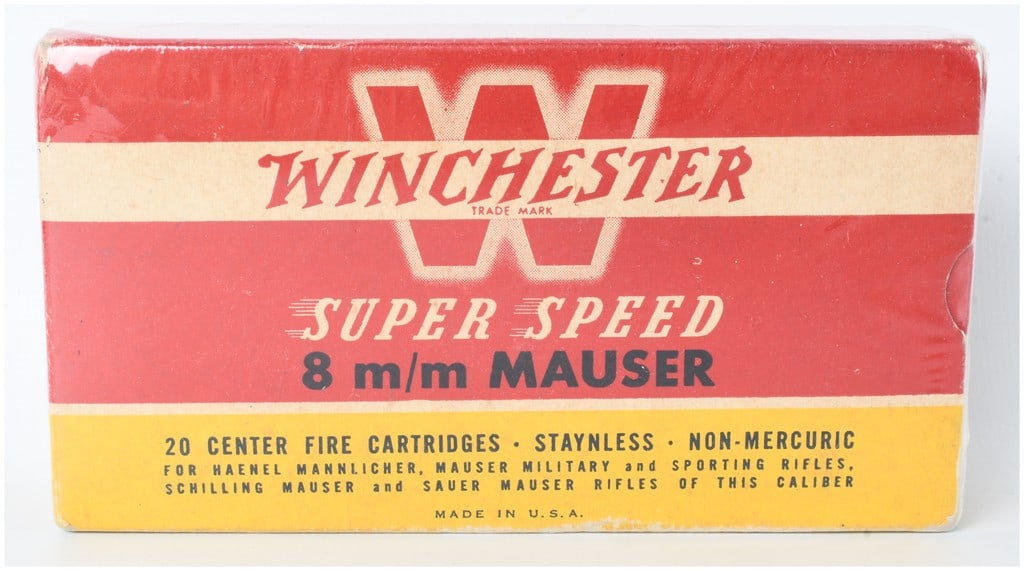 A Lot of 20 Winchester Super Speed Ammunition 8mm Mauser (1 of 3)
