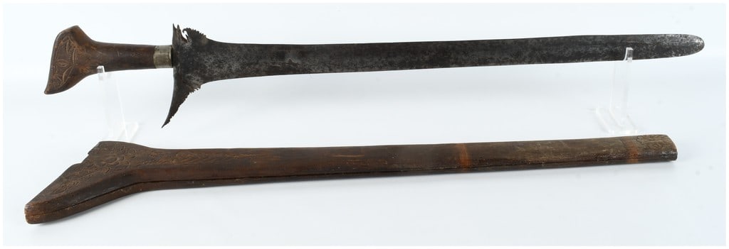A Moro Kris Sword and Scabbard (1 of 9)