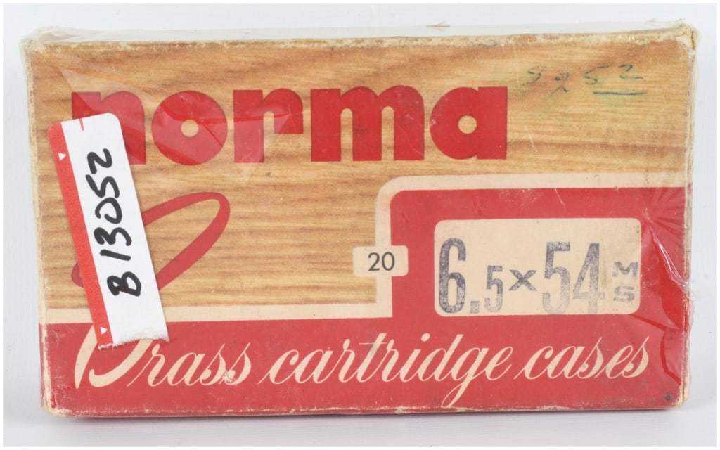A Lot of 20 Norma 6.5x54 Mannlicher-Schoenauer Brass Cartridge Cases (1 of 3)