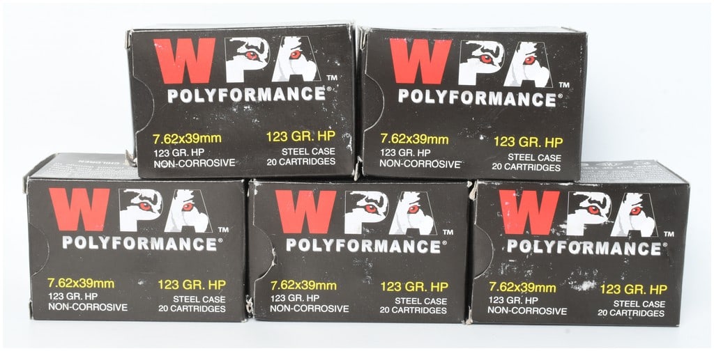 Wolf WPA Polyformance 7.62x39mm 123 Grain Hollow Point Ammunition 100 Rounds (1 of 3)