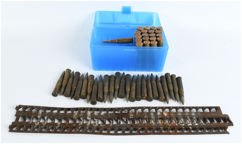 A Lot of 44 Rounds of 7.7mm Japanese and 8mm Lebel Ammunition (1 of 5)