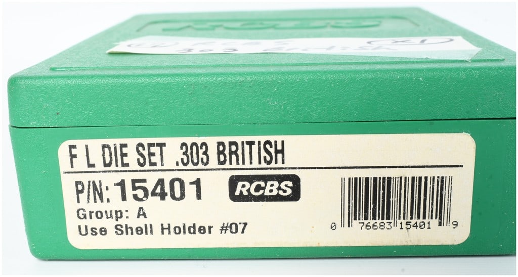 RCBS .303 British Full Length Two Die Set - 2