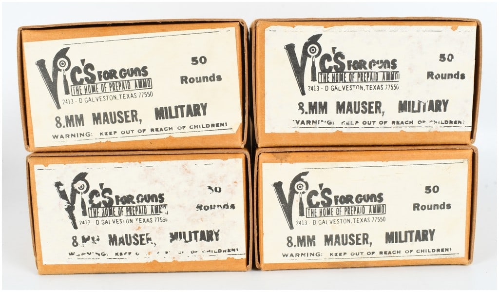 A Lot of 200 Rounds of Vic's For Guns Military Ammunition 8mm Mauser (1 of 2)