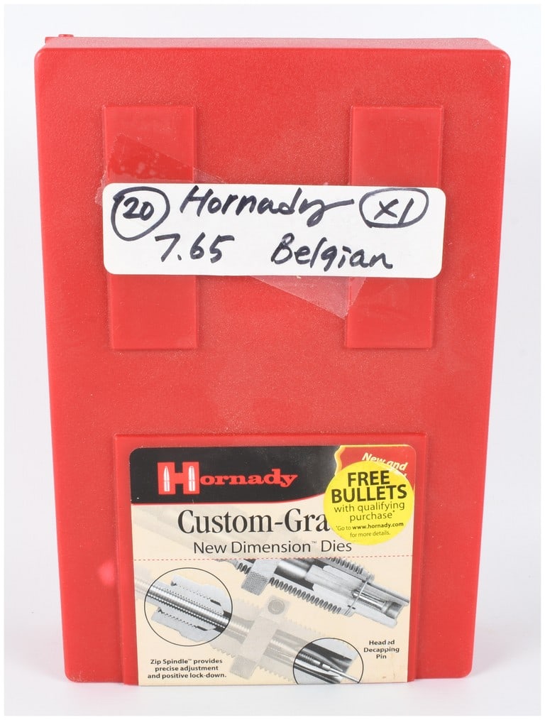 Hornady Custom-Grade New Dimension Series III Two-Die Reloading Set 7.65mm Belgian (1 of 5)