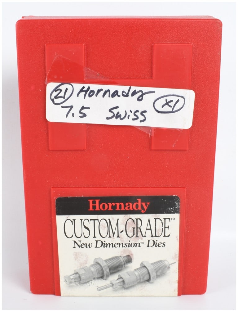 Hornady Custom-Grade New Dimension 2-Die Reloading Set 7.5 Swiss (1 of 5)