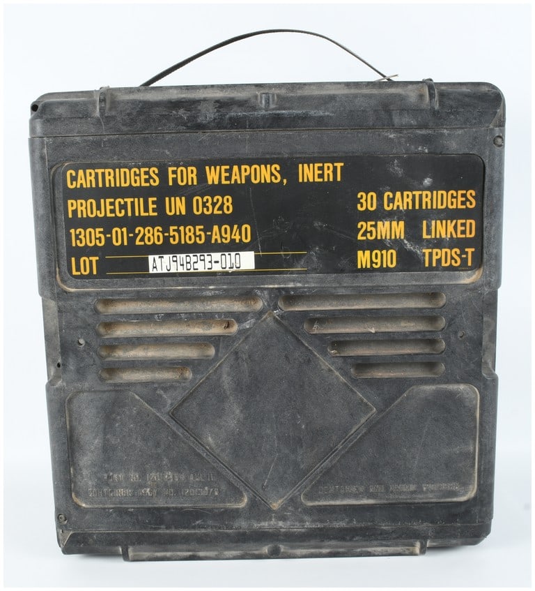 US Military M910 25mm Linked Ammunition Storage Case (1 of 6)
