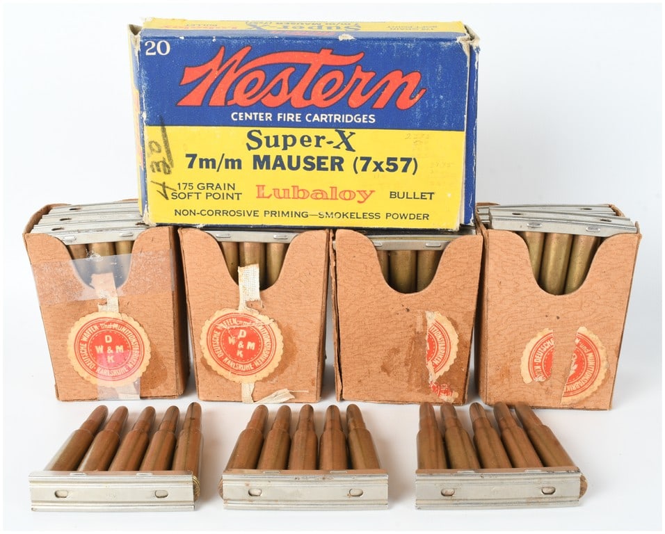 A Collection of 95 Rounds of 7mm Mauser Ammunition (1 of 5)