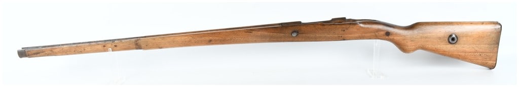 WWII German Mauser Kar98k Solid Walnut Rifle Stock with Flat Buttplate (1 of 9)