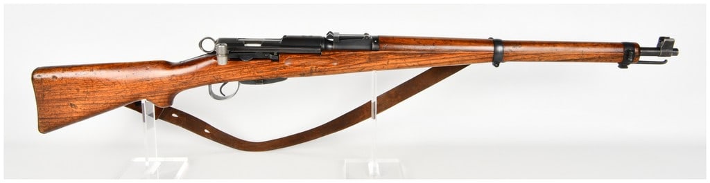 Swiss K31 Straight-Pull Bolt-Action Carbine 7.5x55mm Swiss with 25.7 Inch Barrel: This Swiss Model 1931 (K31) straight-pull bolt-action carbine is chambered in 7.5x55mm Swiss and configured for military service. The firearm features a 25.7 inch barrel and a blued steel finish on th