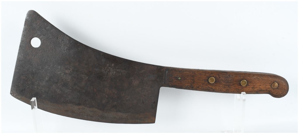 Village Blacksmith Watertown Wisconsin 9 Inch Meat Cleaver (1 of 8)