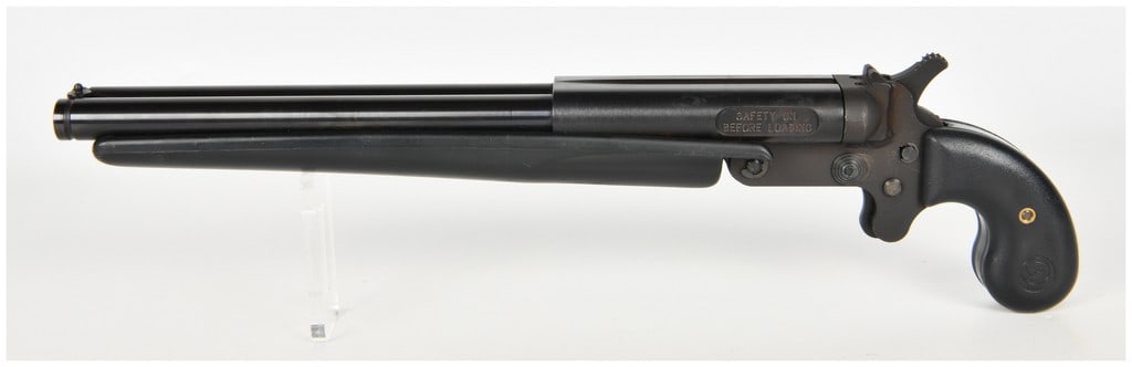Leinad Inc. Model DD Side-By-Side Break Action Pistol .45 Caliber with 11 Inch Barrel (1 of 13)