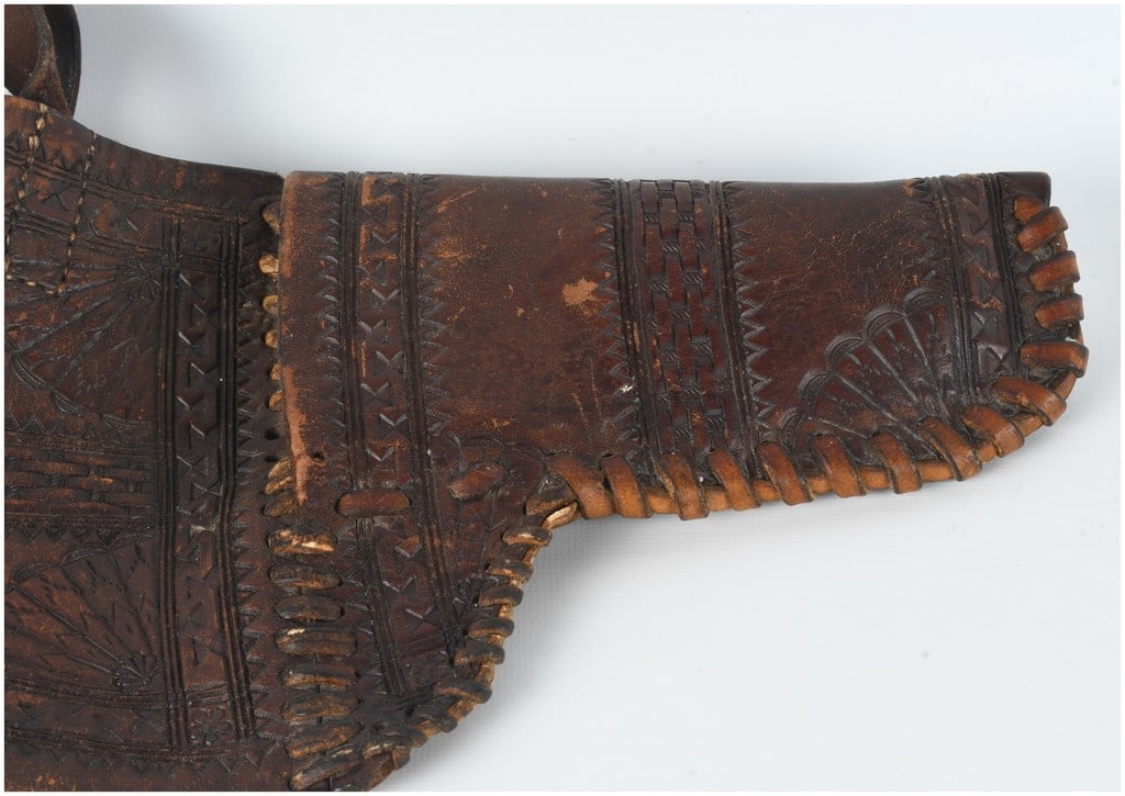 Tooled Leather Shoulder Holster - 2