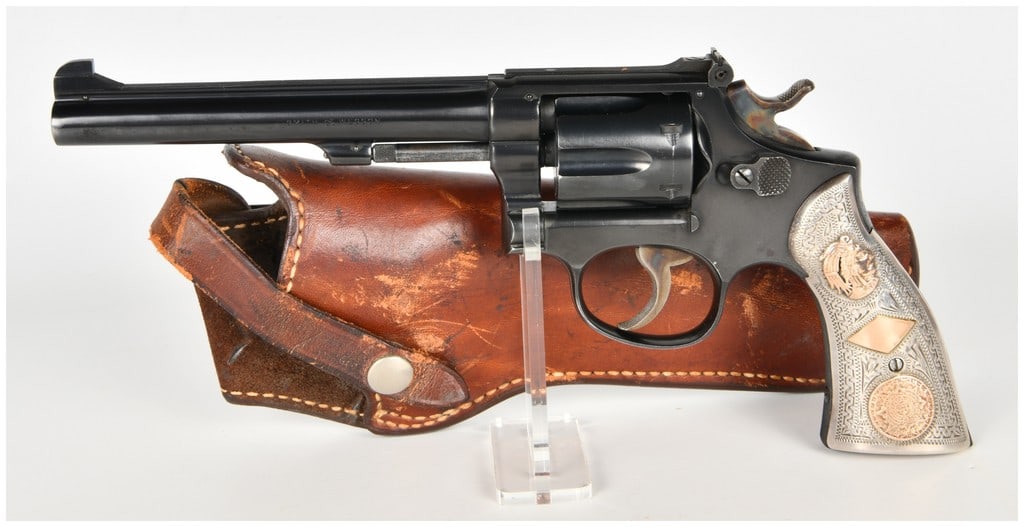Smith & Wesson K-22 Masterpiece Double Action Revolver .22 Long Rifle with 6 Inch Barrel (1 of 20)