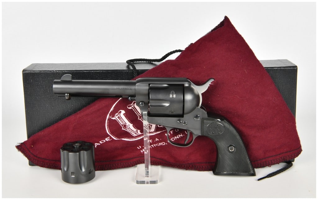 U.S. Fire Arms Mfg. Co. Cowboy Convertible Single-Action Revolver .38 Special & 9MM with 4-3/4 Inch (1 of 19)