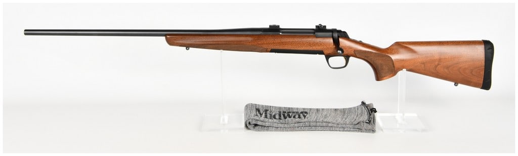 Browning X-Bolt Bolt Action Rifle .25-06 Remington: This is a Browning X-Bolt bolt-action rifle chambered in .25-06 Remington, designed for precision hunting and sporting applications. The firearm features a matte black finish on the barrel and receive