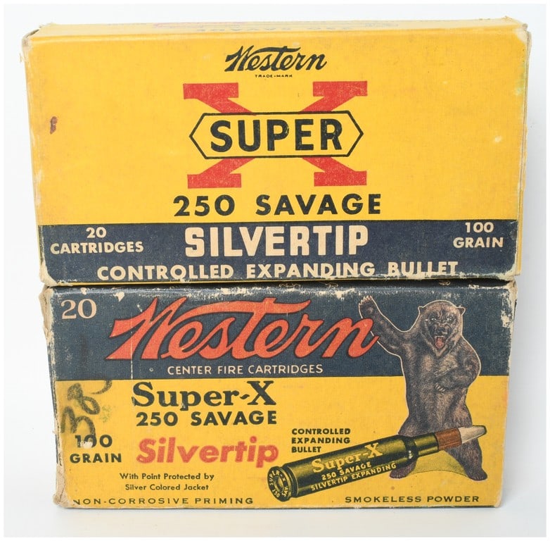 Western Super-X Silvertip .250 Savage Empty Brass Casings 40 Count (1 of 3)