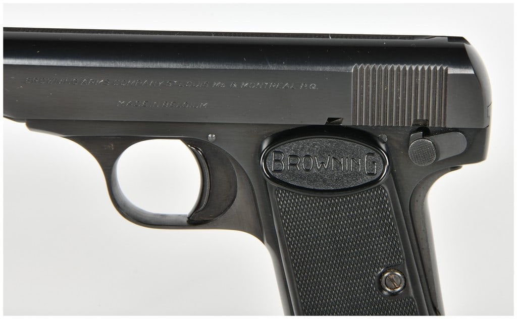 Browning Model 1910/55 Semi-Automatic Pistol .380 ACP with 3.5 Inch Barrel - 3