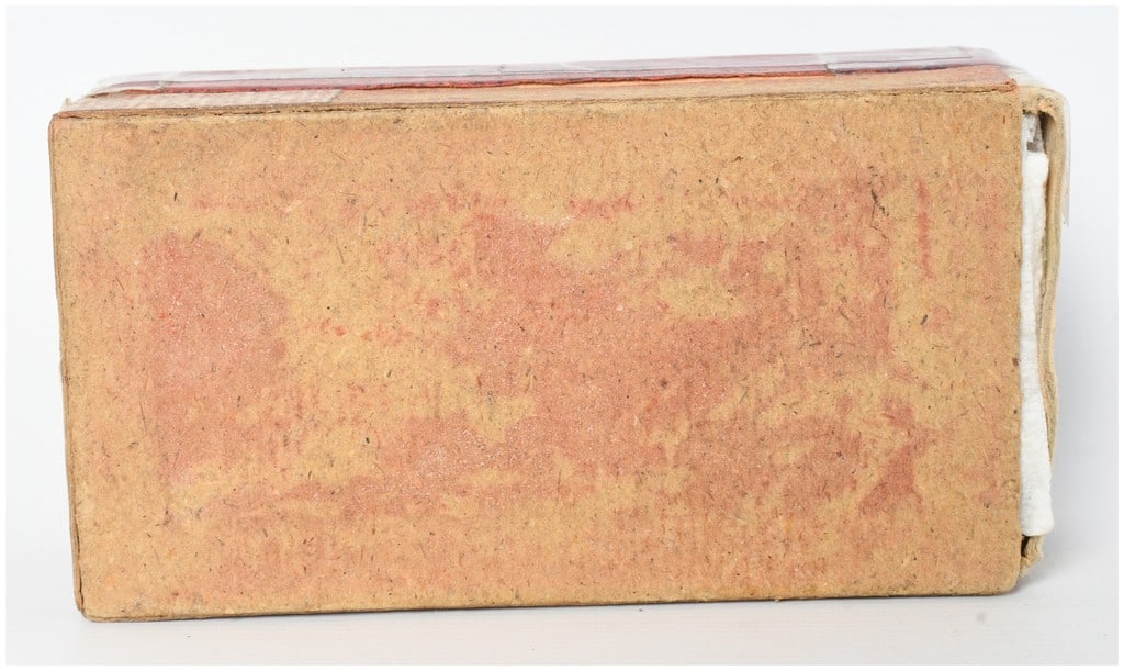 A Lot of 31 Peters Cartridge Co. .38 Short Rimfire Rounds: This lot consists of 31 rounds of vintage .38 caliber short rimfire ammunition manufactured by The Peters Cartridge Co. housed in a two-piece cardboard box. The cartridges feature copper cases and lea