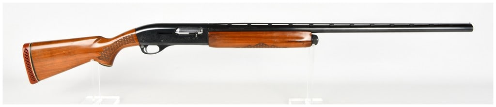 Wards Western Field Model 600A ERI Semi-Automatic Shotgun 12 Gauge with Ventilated Rib Barrel: A Wards Western Field Model 600A ERI semi-automatic shotgun chambered for 12 gauge shells of 2 3/4-inch or shorter length. This firearm features a blued steel finish on the barrel and receiver, with a