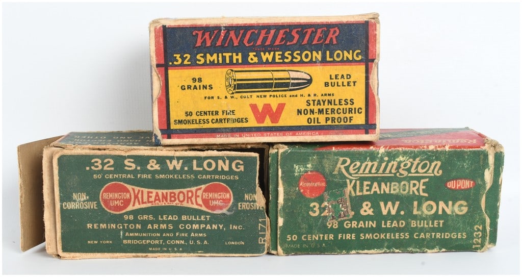 A Lot of 179 Rounds of Winchester and Remington .32 Smith & Wesson Long Ammunition (1 of 4)