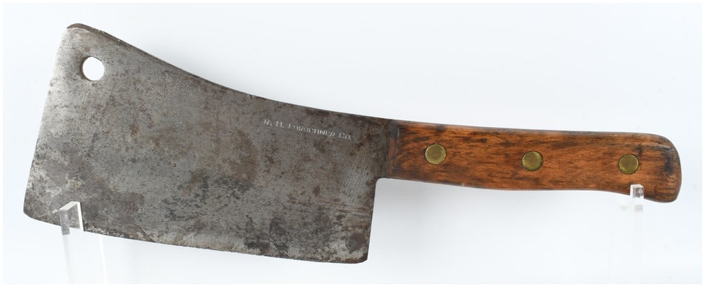 Antique R.H. Forschner Co. Carbon Steel Meat Cleaver (1 of 9)