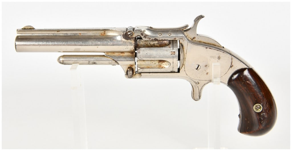 Smith & Wesson Model No. 1 1/2 Second Issue Single Action Tip-Up Revolver .32 Rimfire with 3.5 Inch (1 of 14)