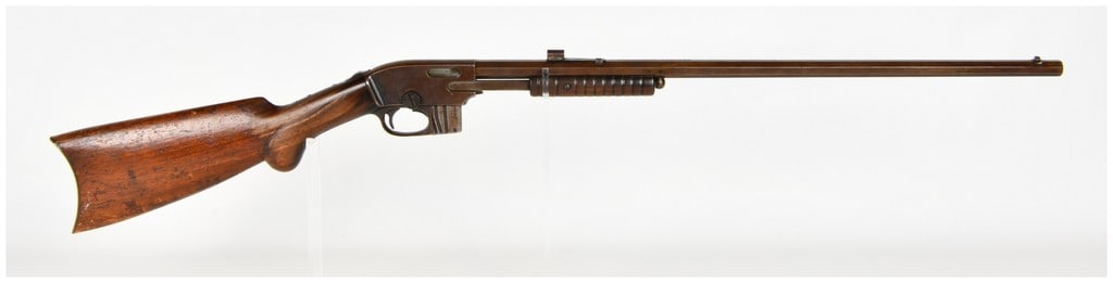 Savage Model 1903 Slide Action Rifle .22 S. L. & L.R. with Octagonal Barrel (1 of 19)