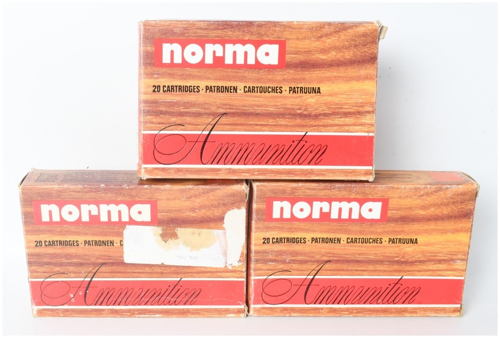 A Lot of 60 Rounds of Norma .240 Weatherby Magnum 100-Grain Semi-Pointed Soft Point Ammunition (1 of 3)