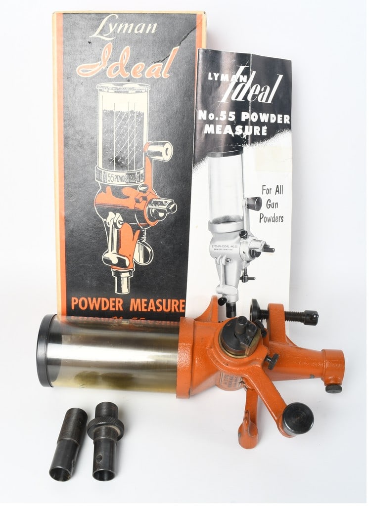 Lyman Ideal No. 55 Powder Measure with Two Drop Tubes (1 of 7)